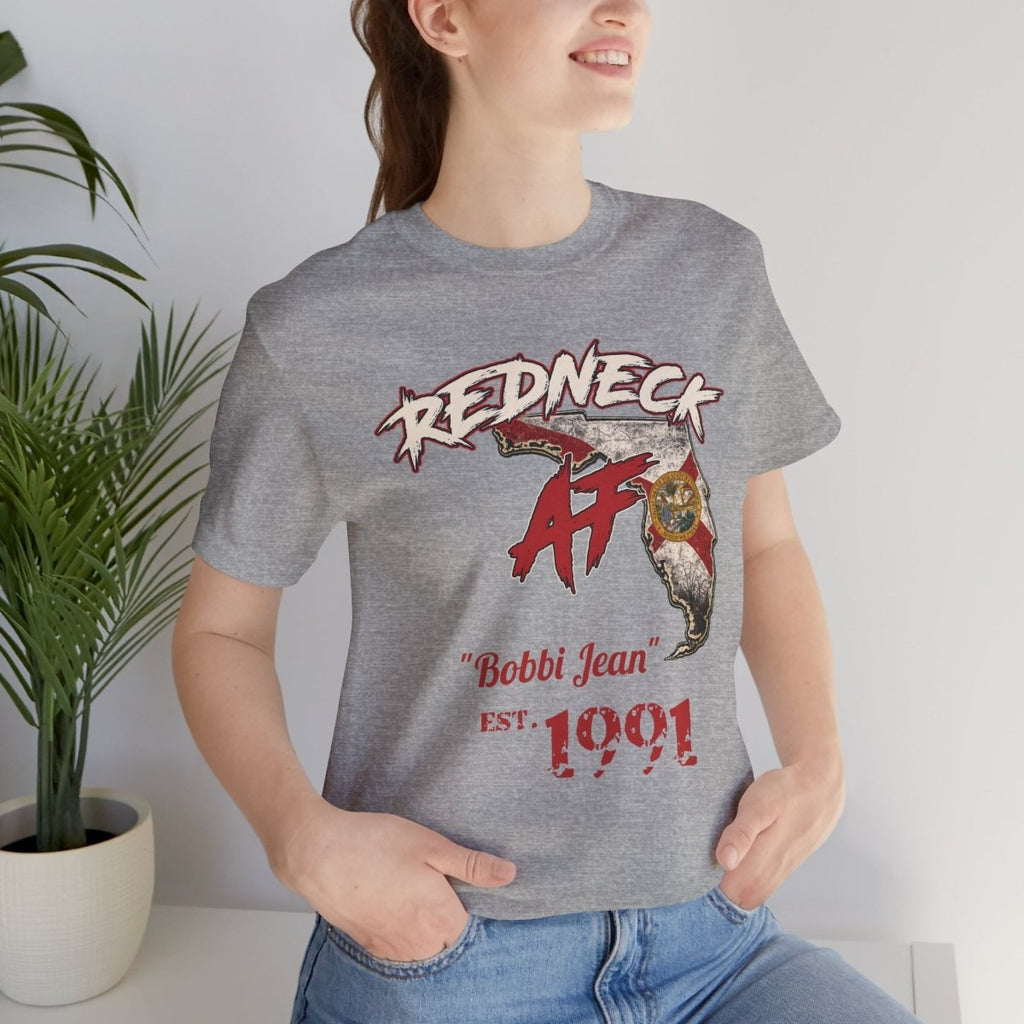 Redneck AF Florida T-Shirt | Personalized Florida Pride Graphic Tee - Anything AF