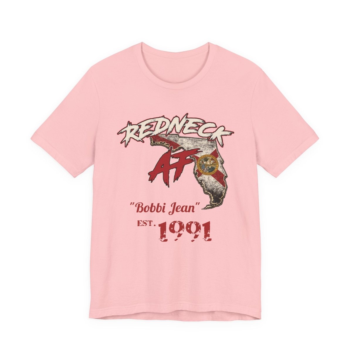 Redneck AF Florida T-Shirt | Personalized Florida Pride Graphic Tee - Anything AF
