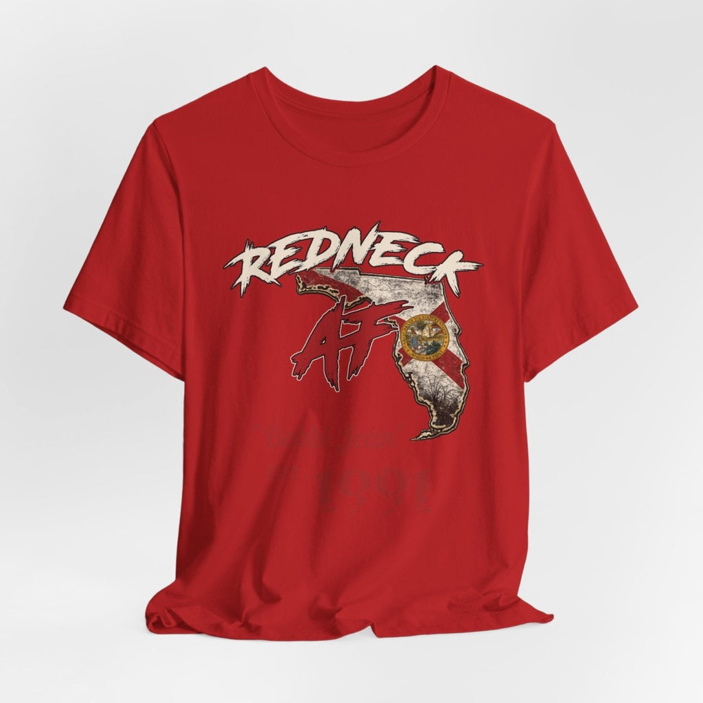 Redneck AF Florida T-Shirt | Personalized Florida Pride Graphic Tee - Anything AF