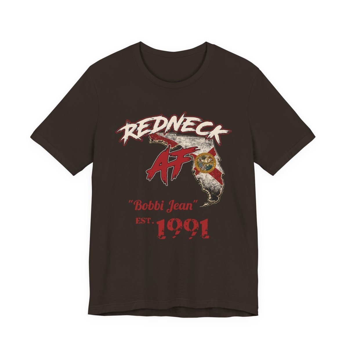 Redneck AF Florida T-Shirt | Personalized Florida Pride Graphic Tee - Anything AF