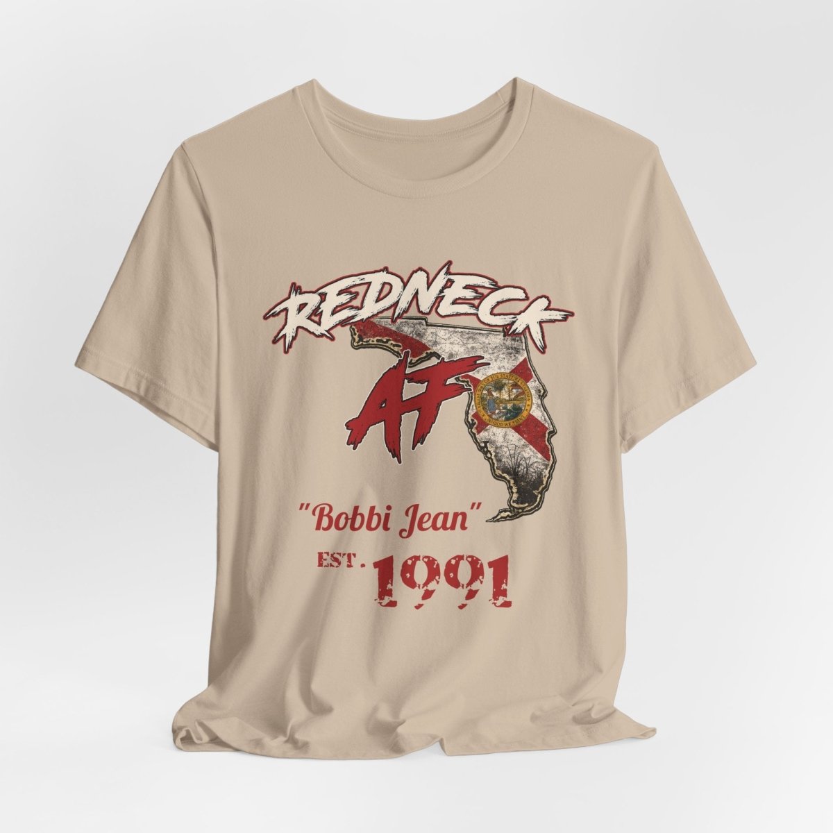 Redneck AF Florida T-Shirt | Personalized Florida Pride Graphic Tee - Anything AF