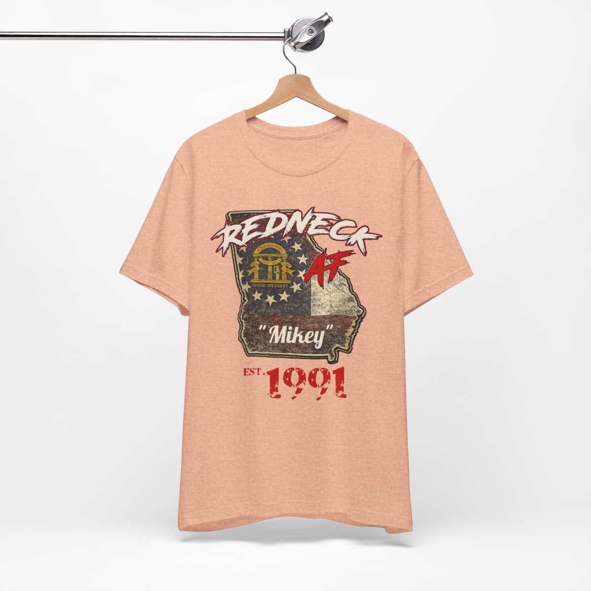 Redneck AF Georgia T-Shirt | Personalized Georgia Pride Graphic Tee - Anything AF