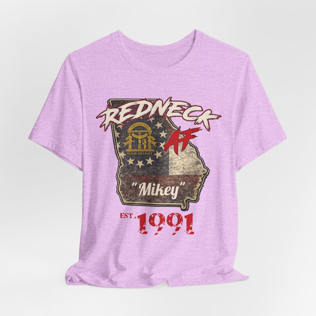 Redneck AF Georgia T-Shirt | Personalized Georgia Pride Graphic Tee - Anything AF