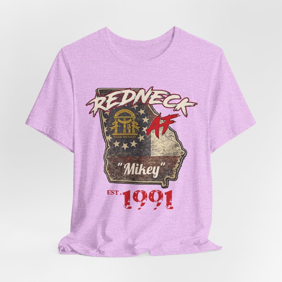 Redneck AF Georgia T-Shirt | Personalized Georgia Pride Graphic Tee - Anything AF