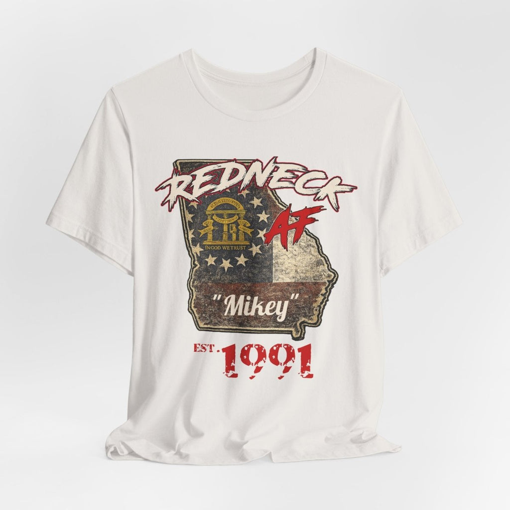 Redneck AF Georgia T-Shirt | Personalized Georgia Pride Graphic Tee - Anything AF