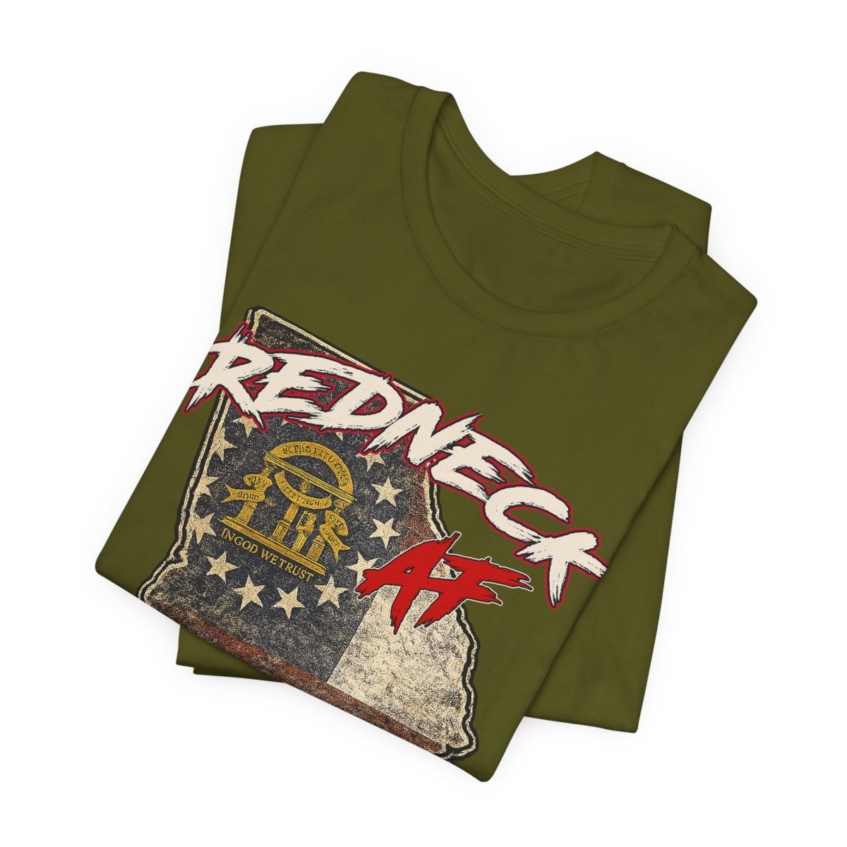 Redneck AF Georgia T-Shirt | Personalized Georgia Pride Graphic Tee - Anything AF