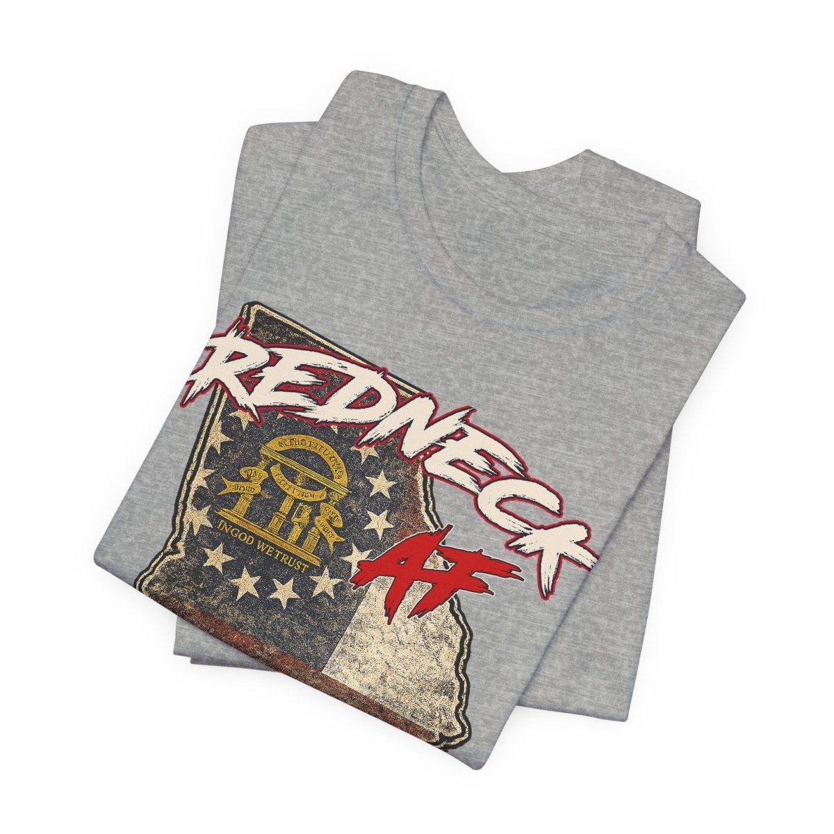Redneck AF Georgia T-Shirt | Personalized Georgia Pride Graphic Tee - Anything AF