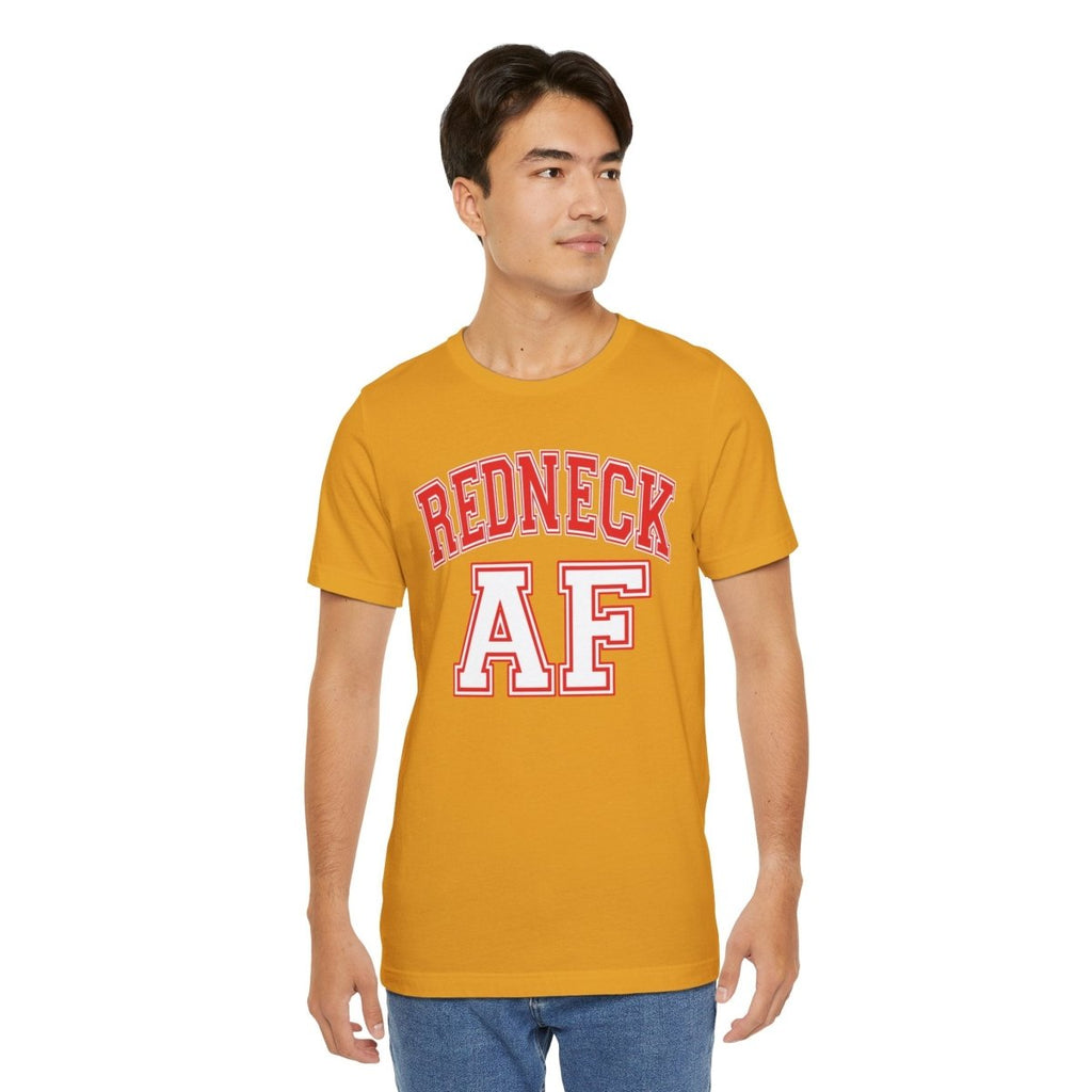 Redneck AF T-Shirt – Collegiate | American Pride Graphic Tee - Anything AF