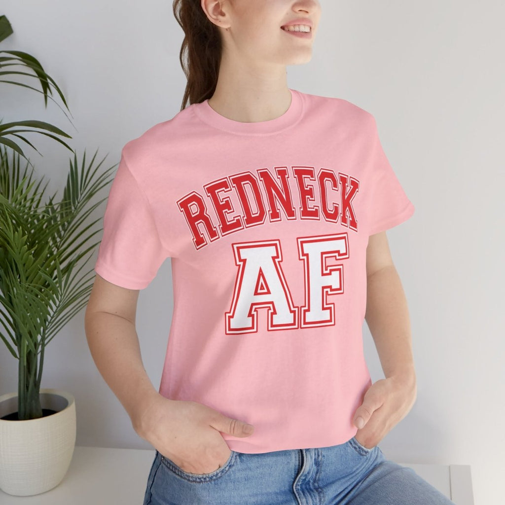 Redneck AF T-Shirt – Collegiate | American Pride Graphic Tee - Anything AF