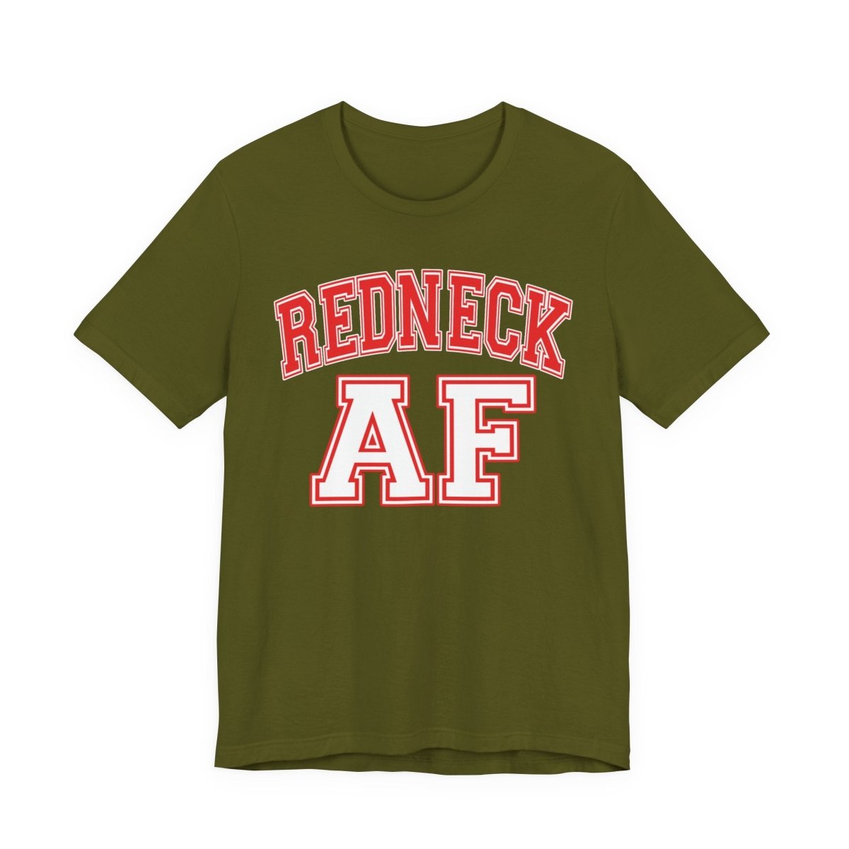 Redneck AF T-Shirt – Collegiate | American Pride Graphic Tee - Anything AF
