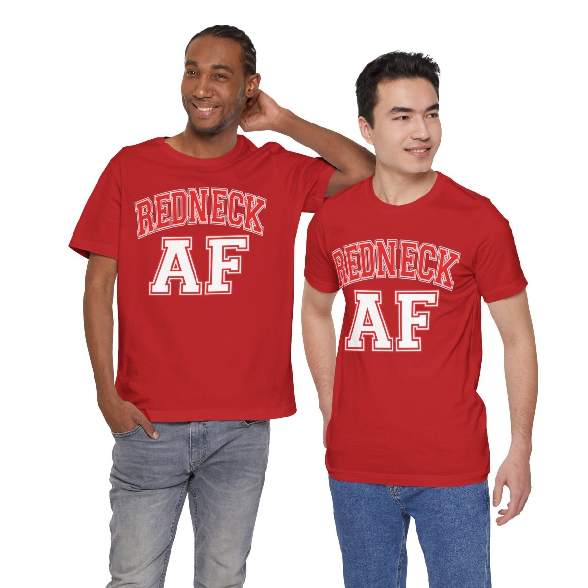 Redneck AF T-Shirt – Collegiate | American Pride Graphic Tee - Anything AF