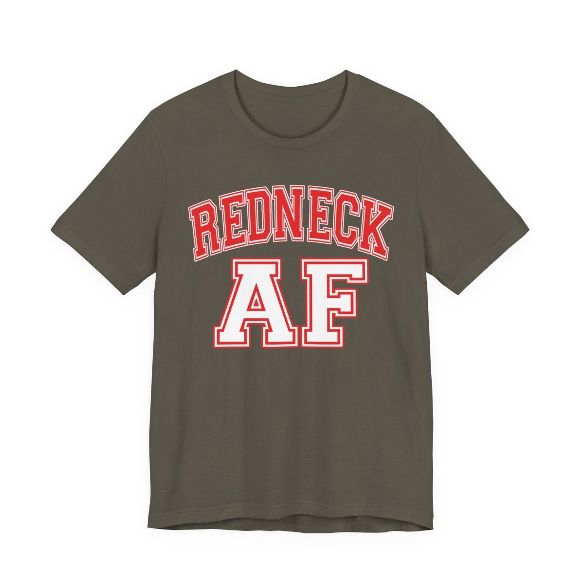 Redneck AF T-Shirt – Collegiate | American Pride Graphic Tee - Anything AF