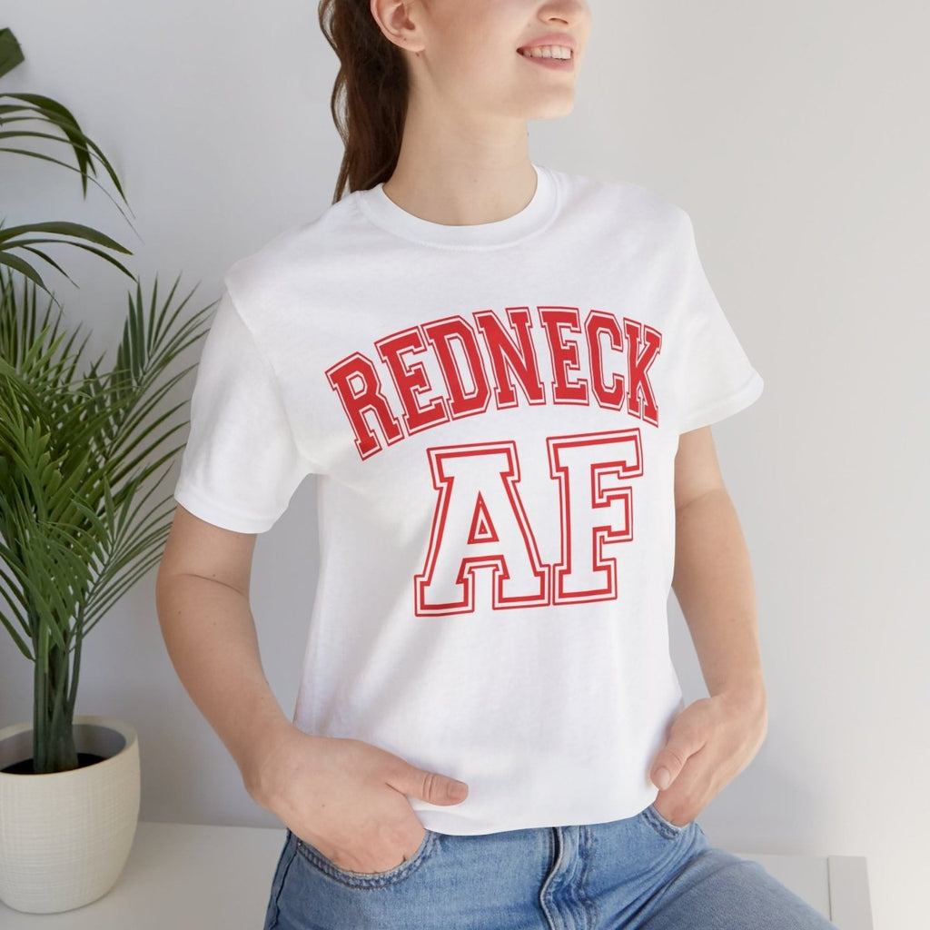 Redneck AF T-Shirt – Collegiate | American Pride Graphic Tee - Anything AF