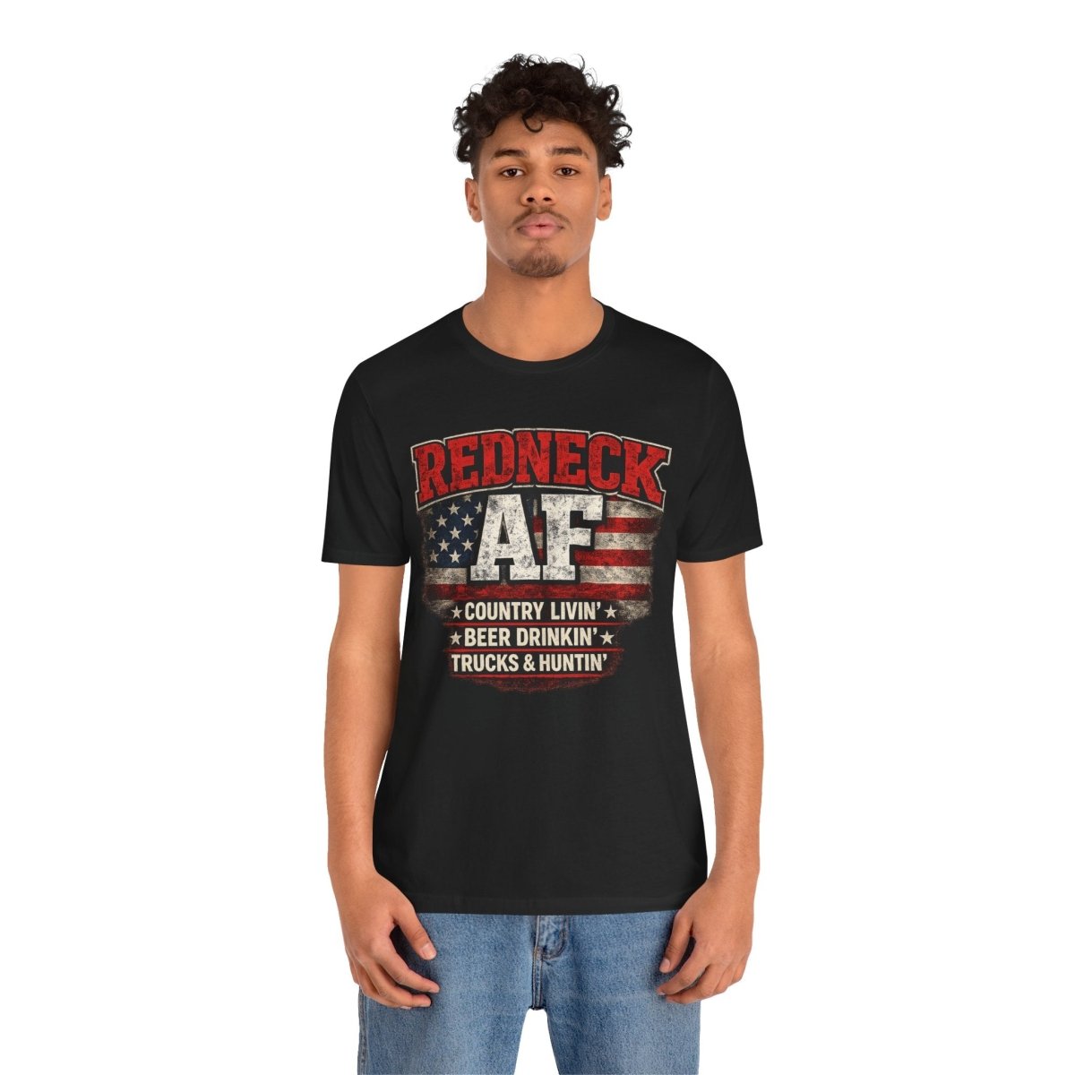 Redneck AF T-Shirt | Country Livin' Pride Graphic Tee - Anything AF