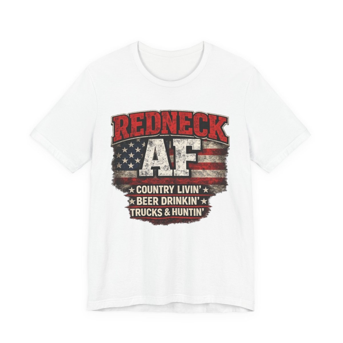 Redneck AF T-Shirt | Country Livin' Pride Graphic Tee - Anything AF