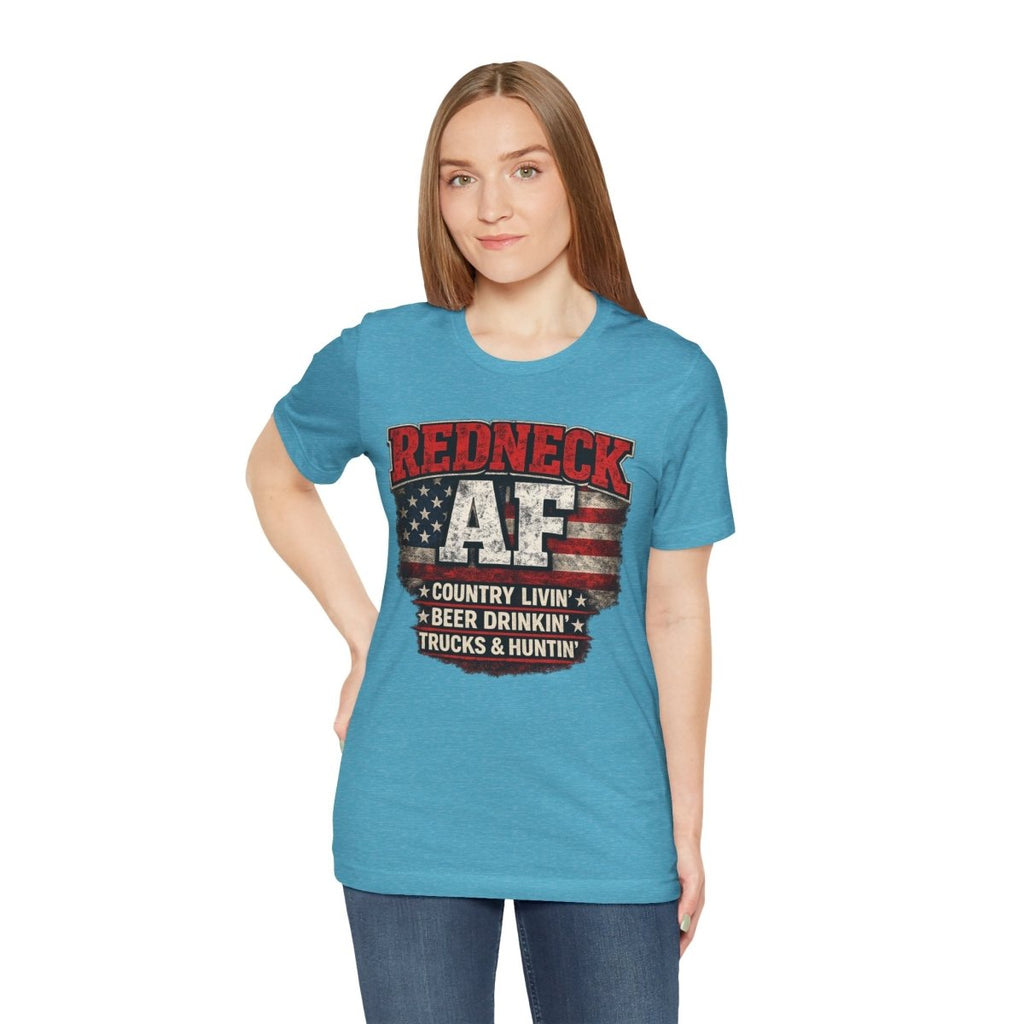 Redneck AF T-Shirt | Country Livin' Pride Graphic Tee - Anything AF