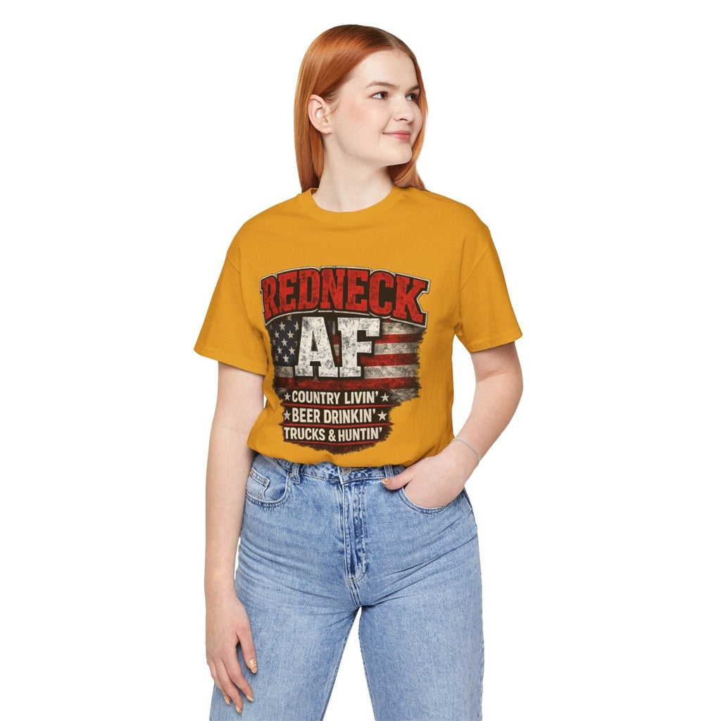 Redneck AF T-Shirt | Country Livin' Pride Graphic Tee - Anything AF