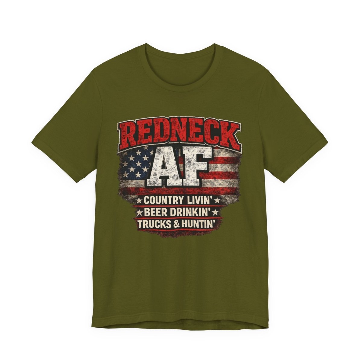 Redneck AF T-Shirt | Country Livin' Pride Graphic Tee - Anything AF