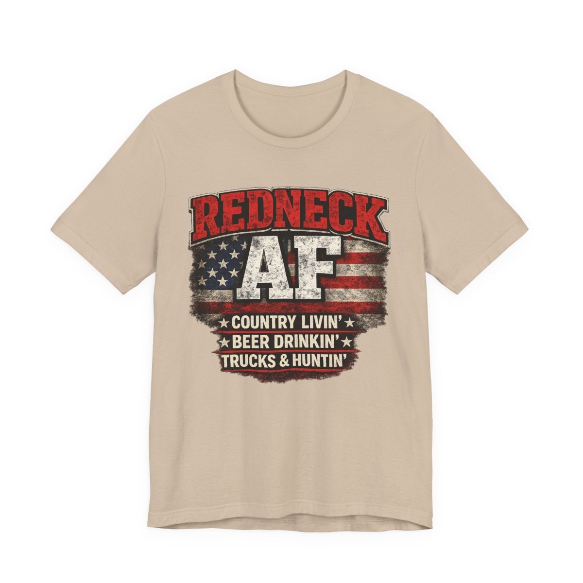 Redneck AF T-Shirt | Country Livin' Pride Graphic Tee - Anything AF