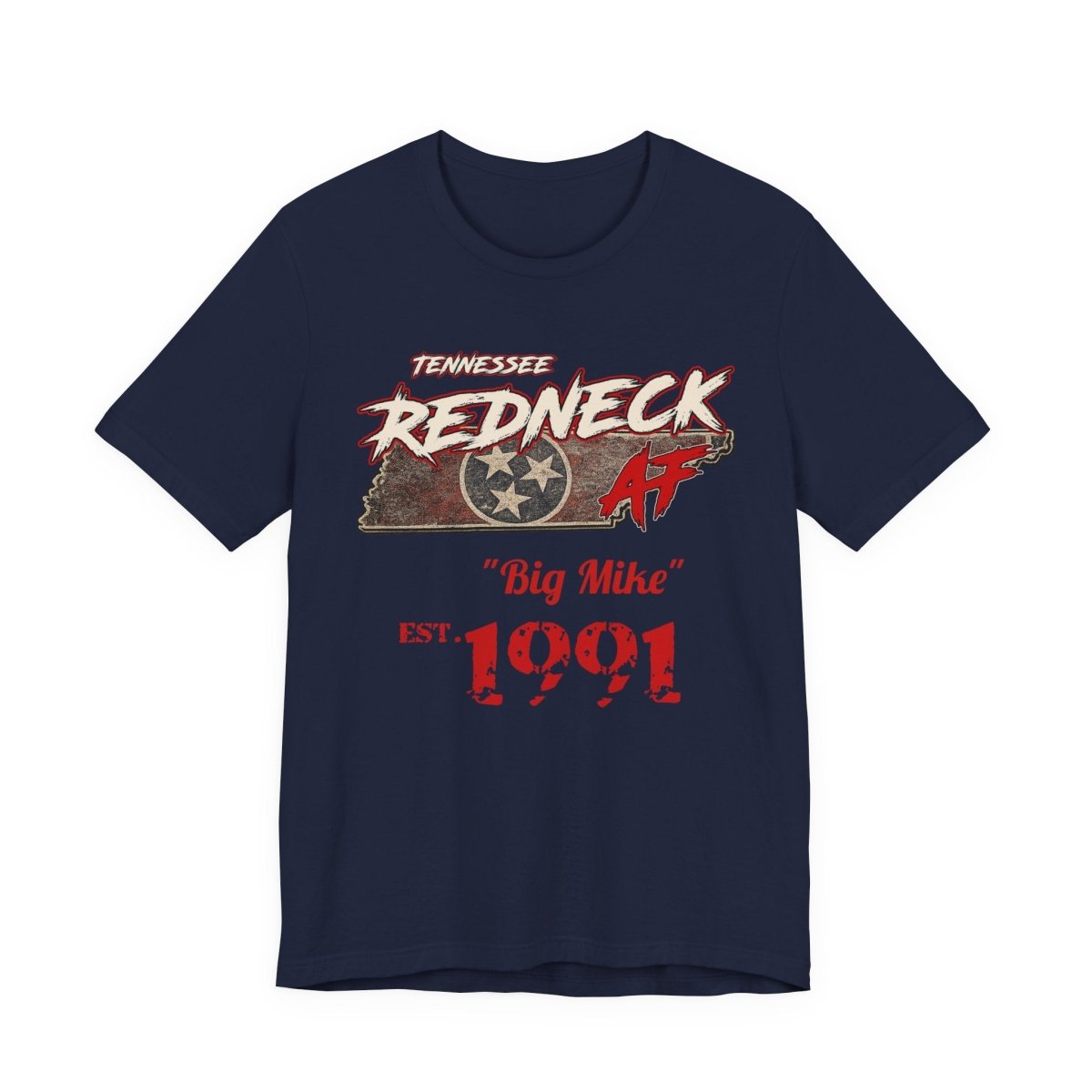 Redneck AF Tennessee T-Shirt | Personalized Tennessee Pride Graphic Tee - Anything AF
