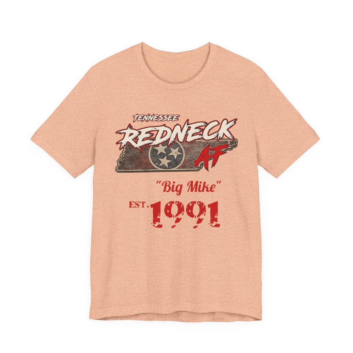 Redneck AF Tennessee T-Shirt | Personalized Tennessee Pride Graphic Tee - Anything AF