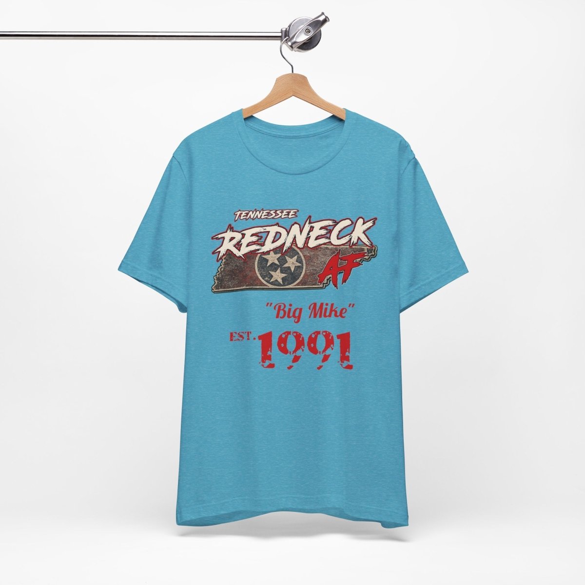 Redneck AF Tennessee T-Shirt | Personalized Tennessee Pride Graphic Tee - Anything AF