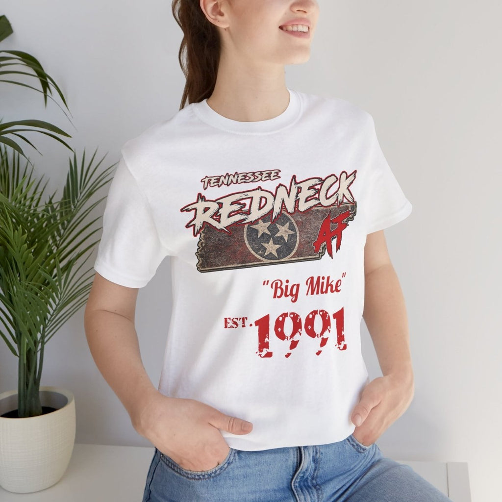 Redneck AF Tennessee T-Shirt | Personalized Tennessee Pride Graphic Tee - Anything AF