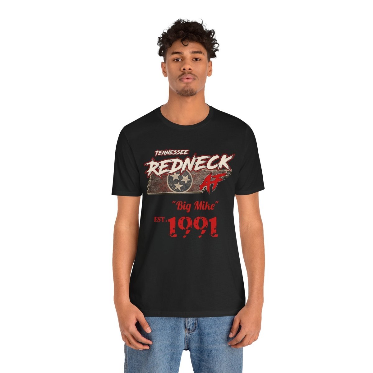 Redneck AF Tennessee T-Shirt | Personalized Tennessee Pride Graphic Tee - Anything AF