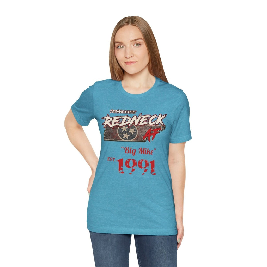 Redneck AF Tennessee T-Shirt | Personalized Tennessee Pride Graphic Tee - Anything AF