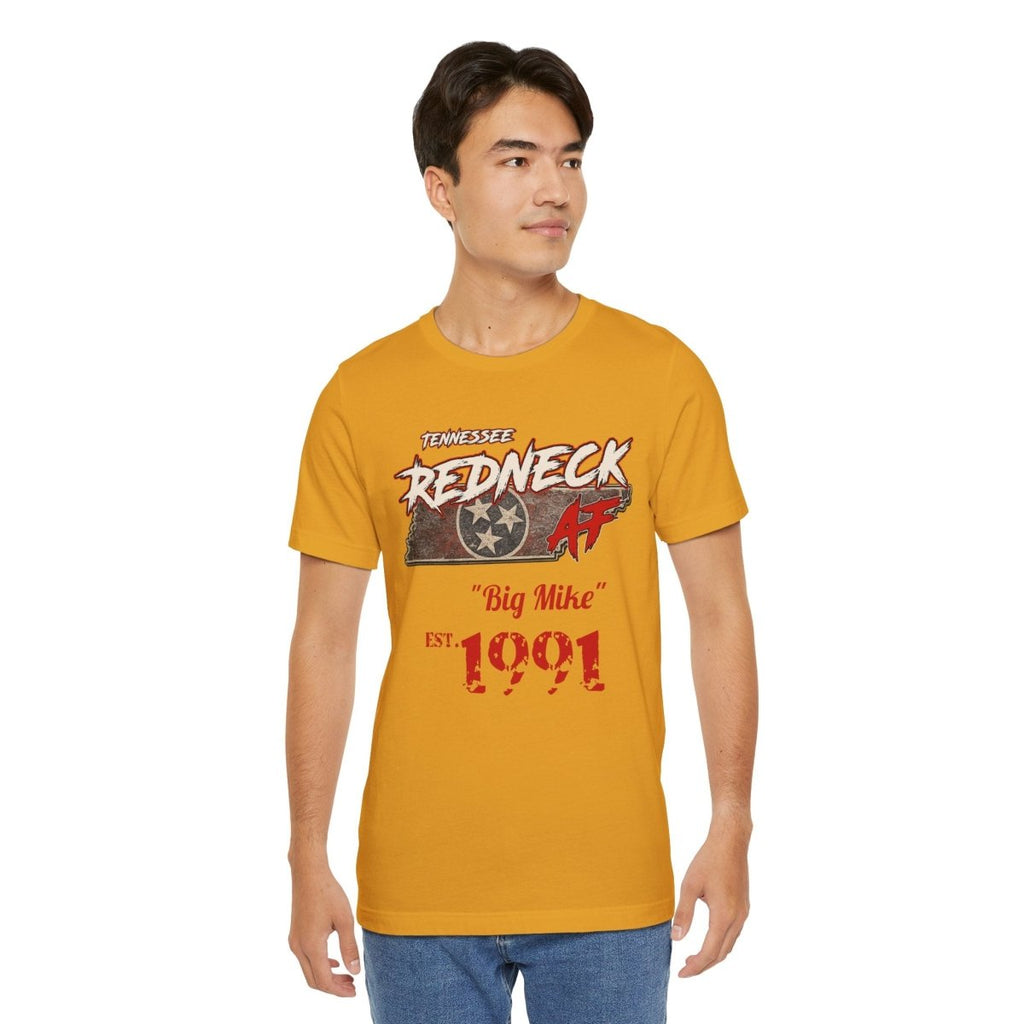 Redneck AF Tennessee T-Shirt | Personalized Tennessee Pride Graphic Tee - Anything AF