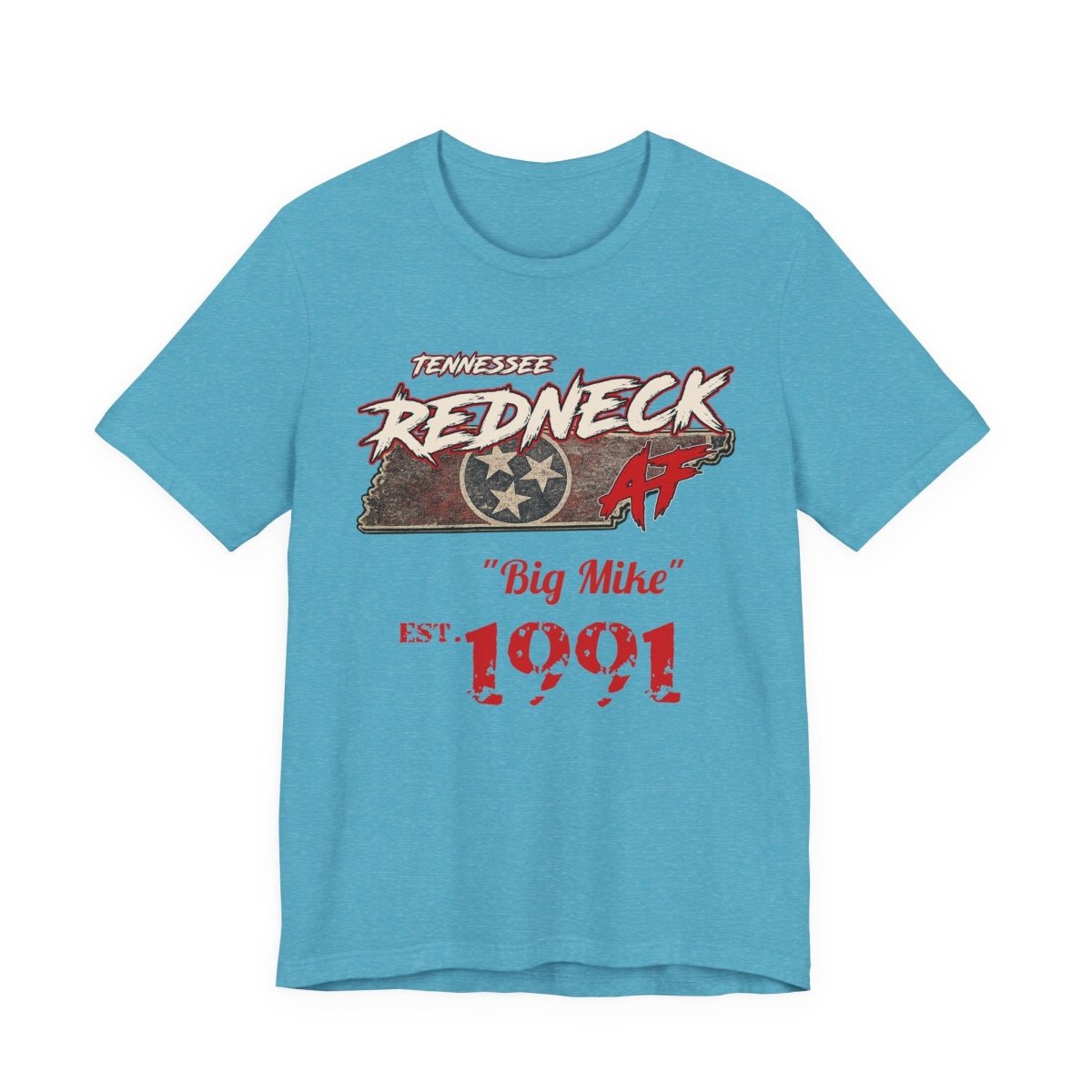 Redneck AF Tennessee T-Shirt | Personalized Tennessee Pride Graphic Tee - Anything AF