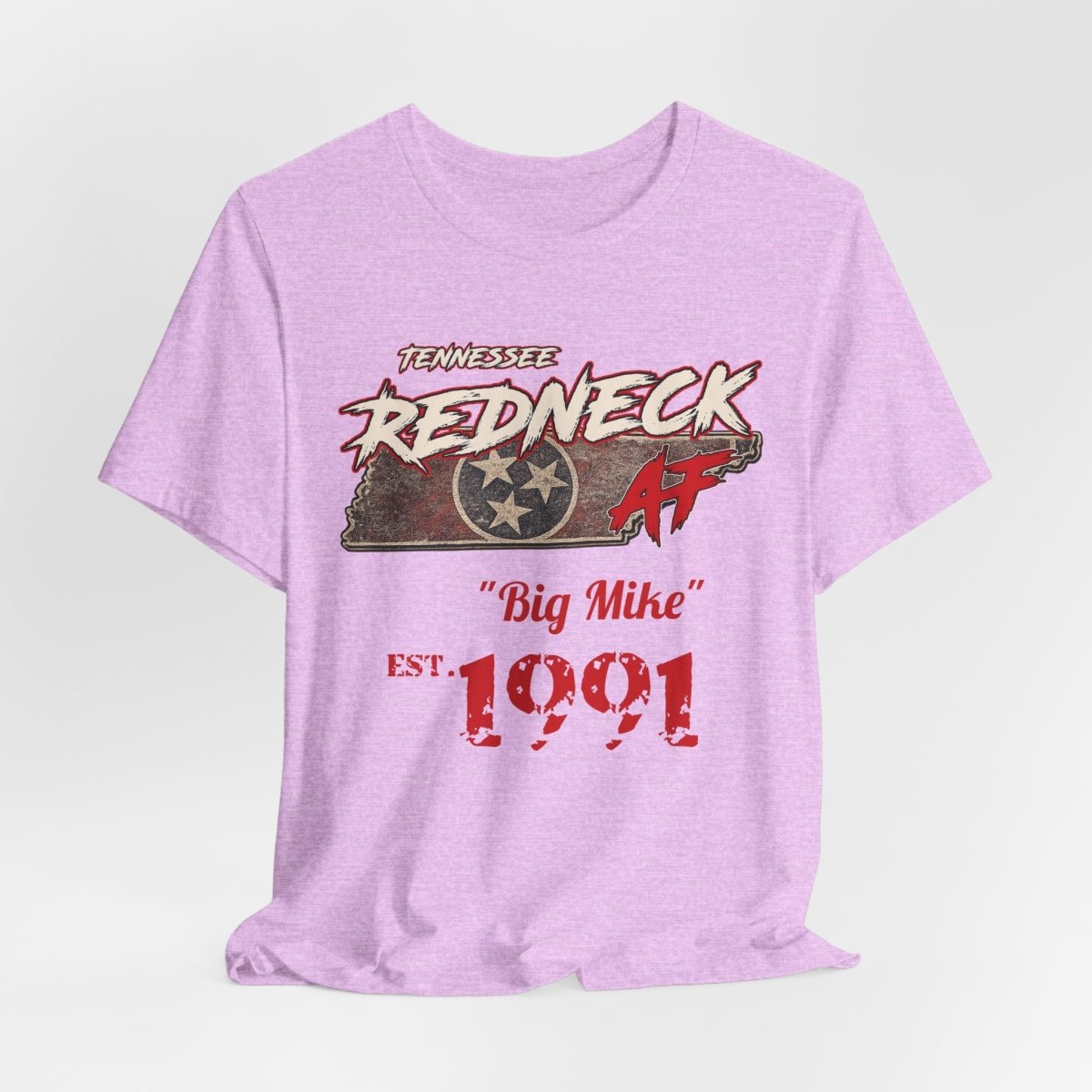Redneck AF Tennessee T-Shirt | Personalized Tennessee Pride Graphic Tee - Anything AF