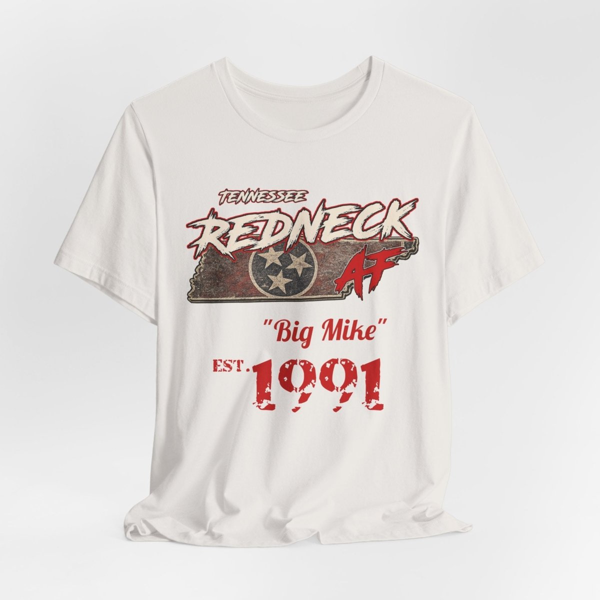 Redneck AF Tennessee T-Shirt | Personalized Tennessee Pride Graphic Tee - Anything AF