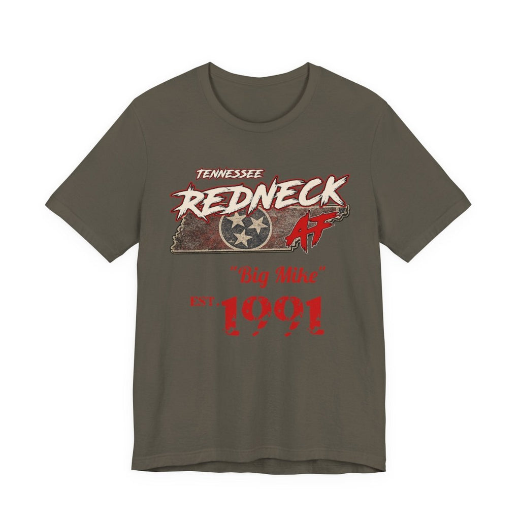 Redneck AF Tennessee T-Shirt | Personalized Tennessee Pride Graphic Tee - Anything AF