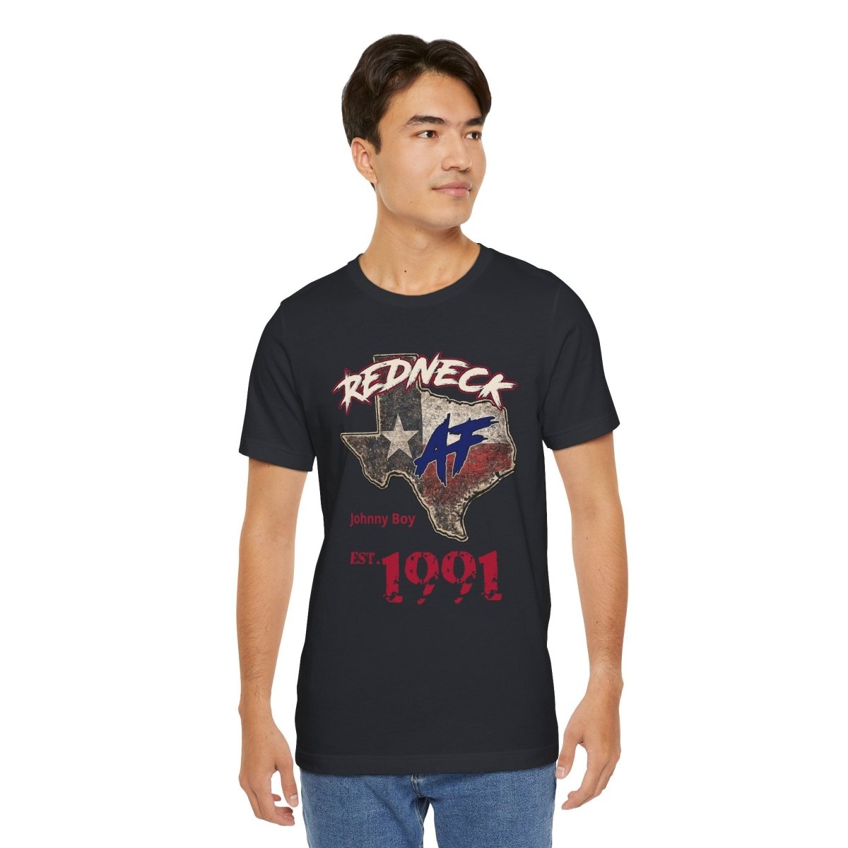 Redneck AF Texas T-Shirt | Personalized Texas Pride Graphic Tee - Anything AF