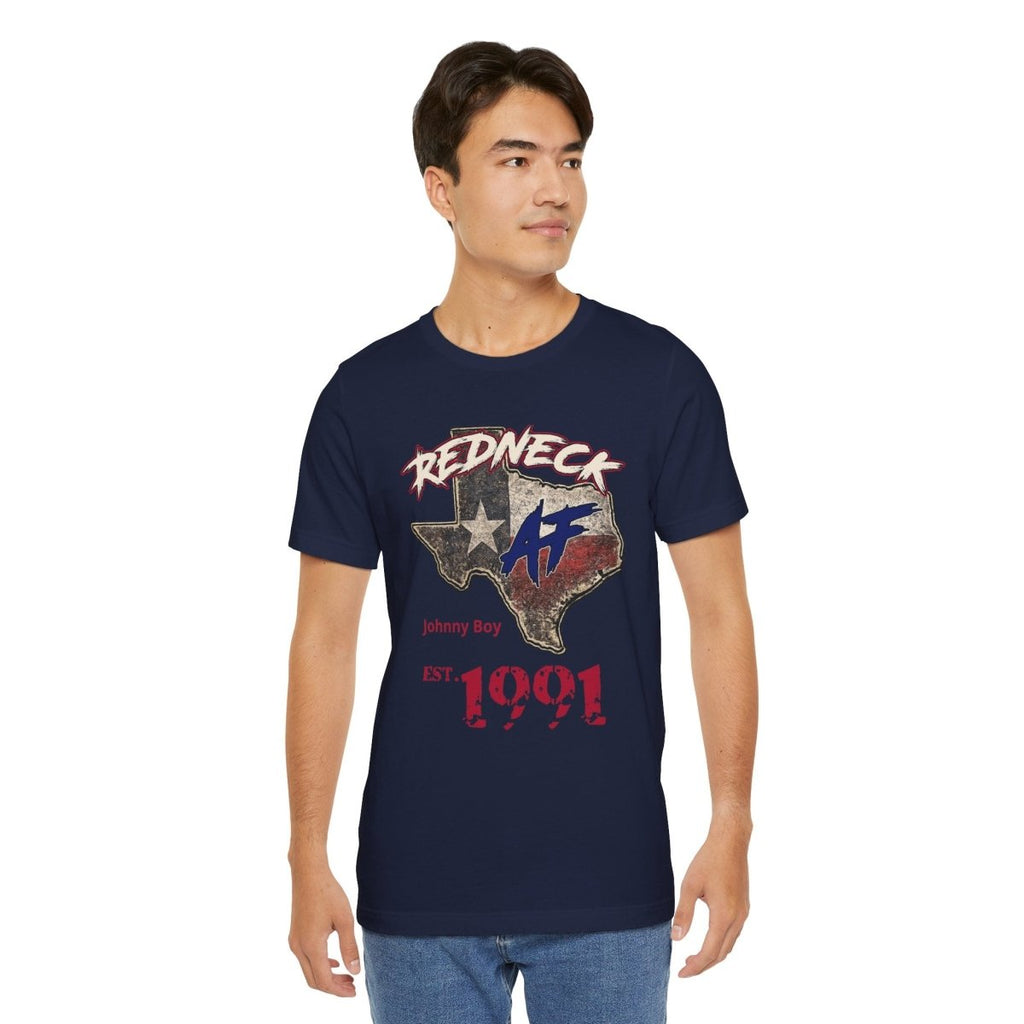 Redneck AF Texas T-Shirt | Personalized Texas Pride Graphic Tee - Anything AF