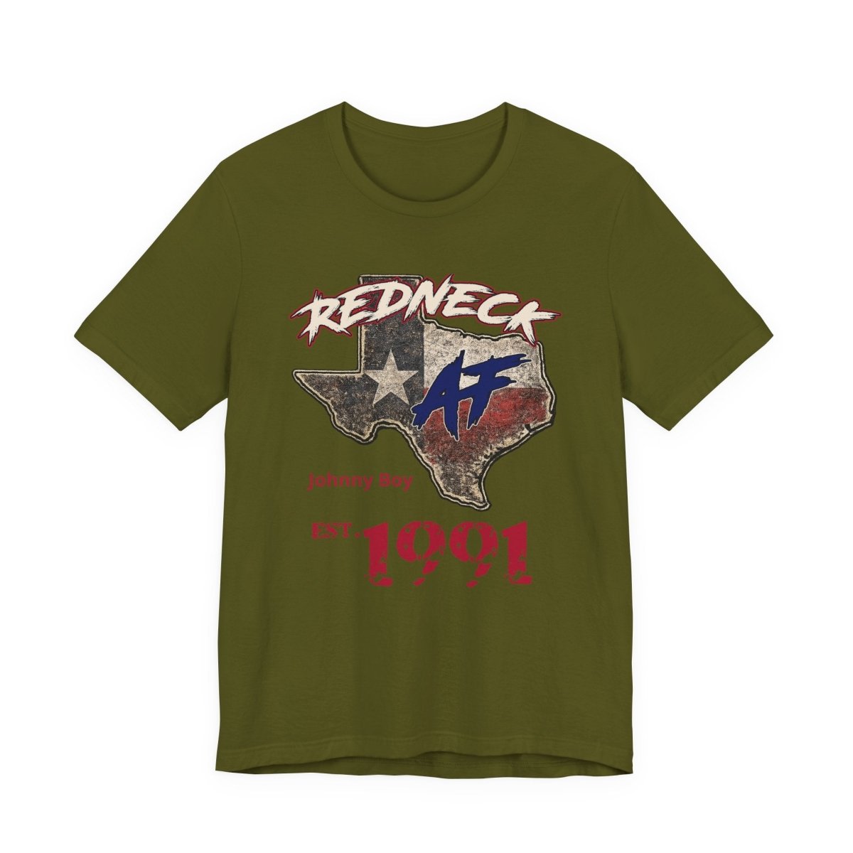 Redneck AF Texas T-Shirt | Personalized Texas Pride Graphic Tee - Anything AF