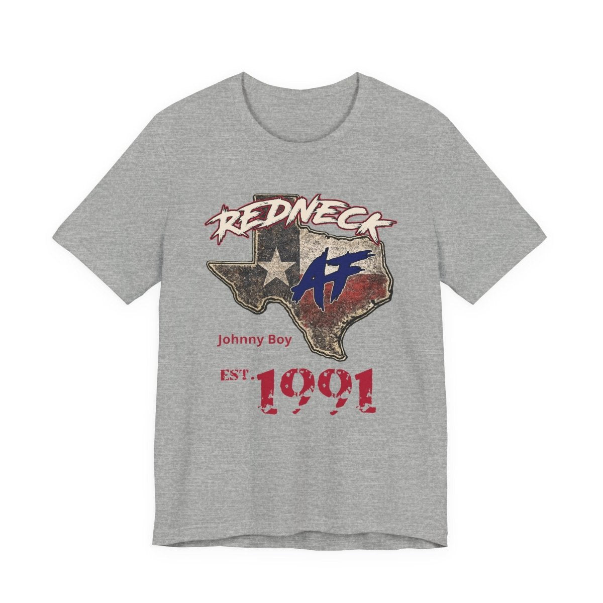 Redneck AF Texas T-Shirt | Personalized Texas Pride Graphic Tee - Anything AF