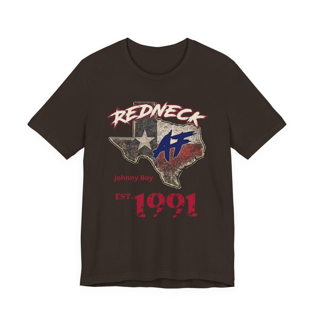 Redneck AF Texas T-Shirt | Personalized Texas Pride Graphic Tee - Anything AF