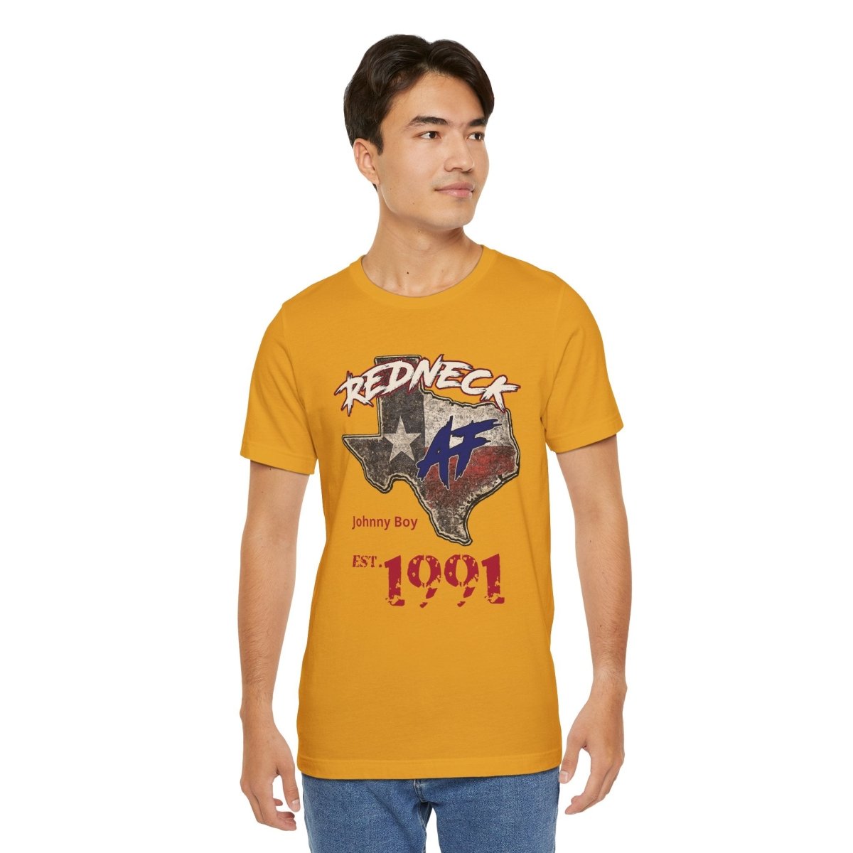 Redneck AF Texas T-Shirt | Personalized Texas Pride Graphic Tee - Anything AF