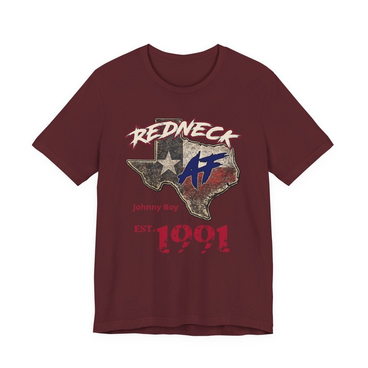 Redneck AF Texas T-Shirt | Personalized Texas Pride Graphic Tee - Anything AF
