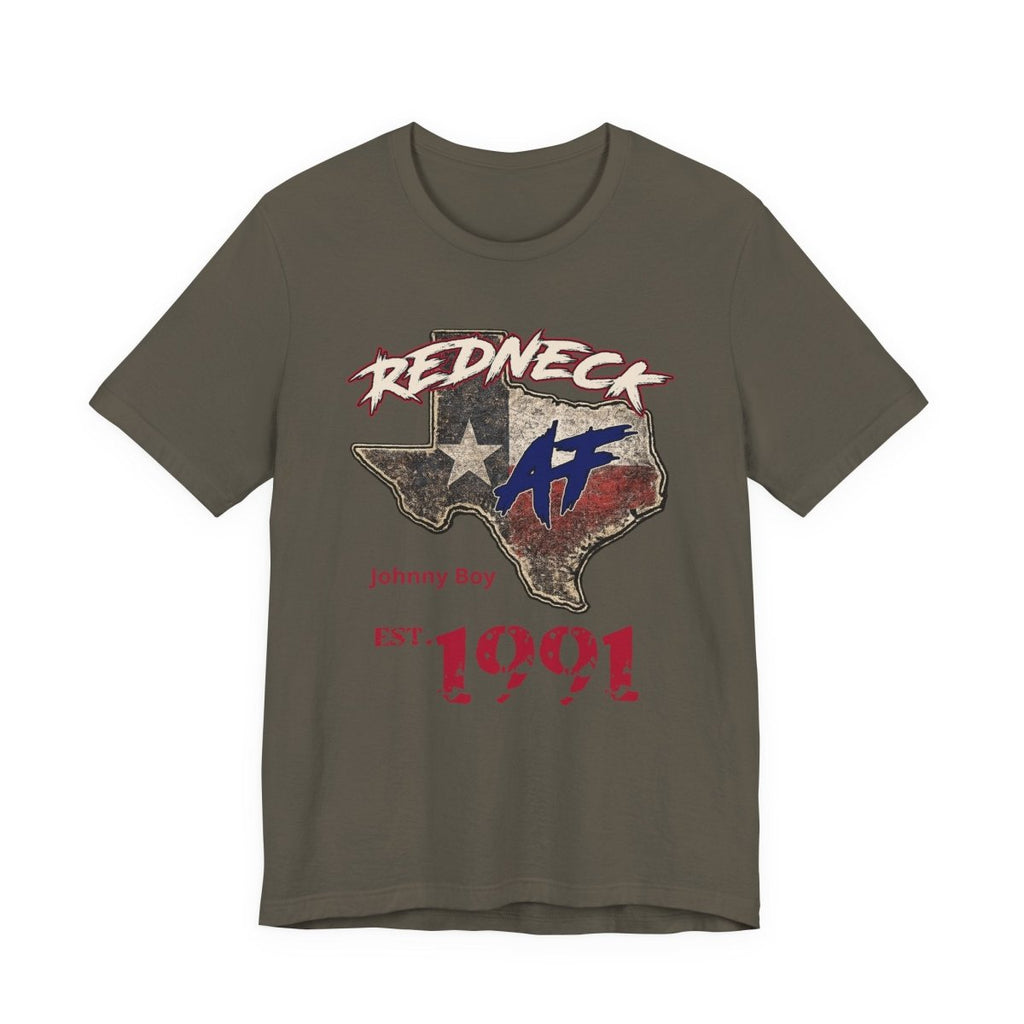 Redneck AF Texas T-Shirt | Personalized Texas Pride Graphic Tee - Anything AF