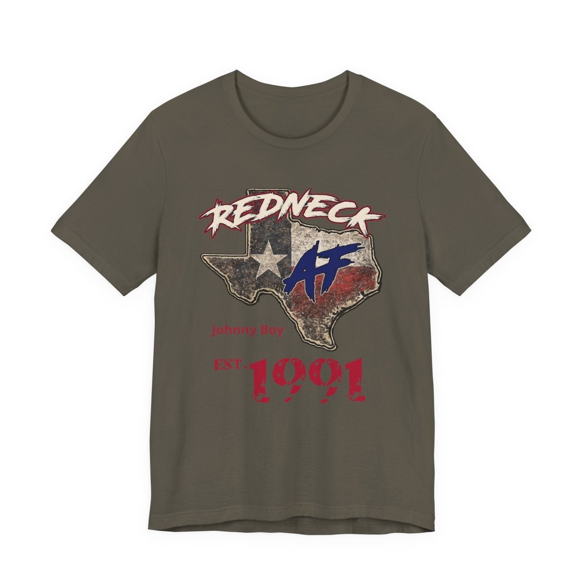 Redneck AF Texas T-Shirt | Personalized Texas Pride Graphic Tee - Anything AF