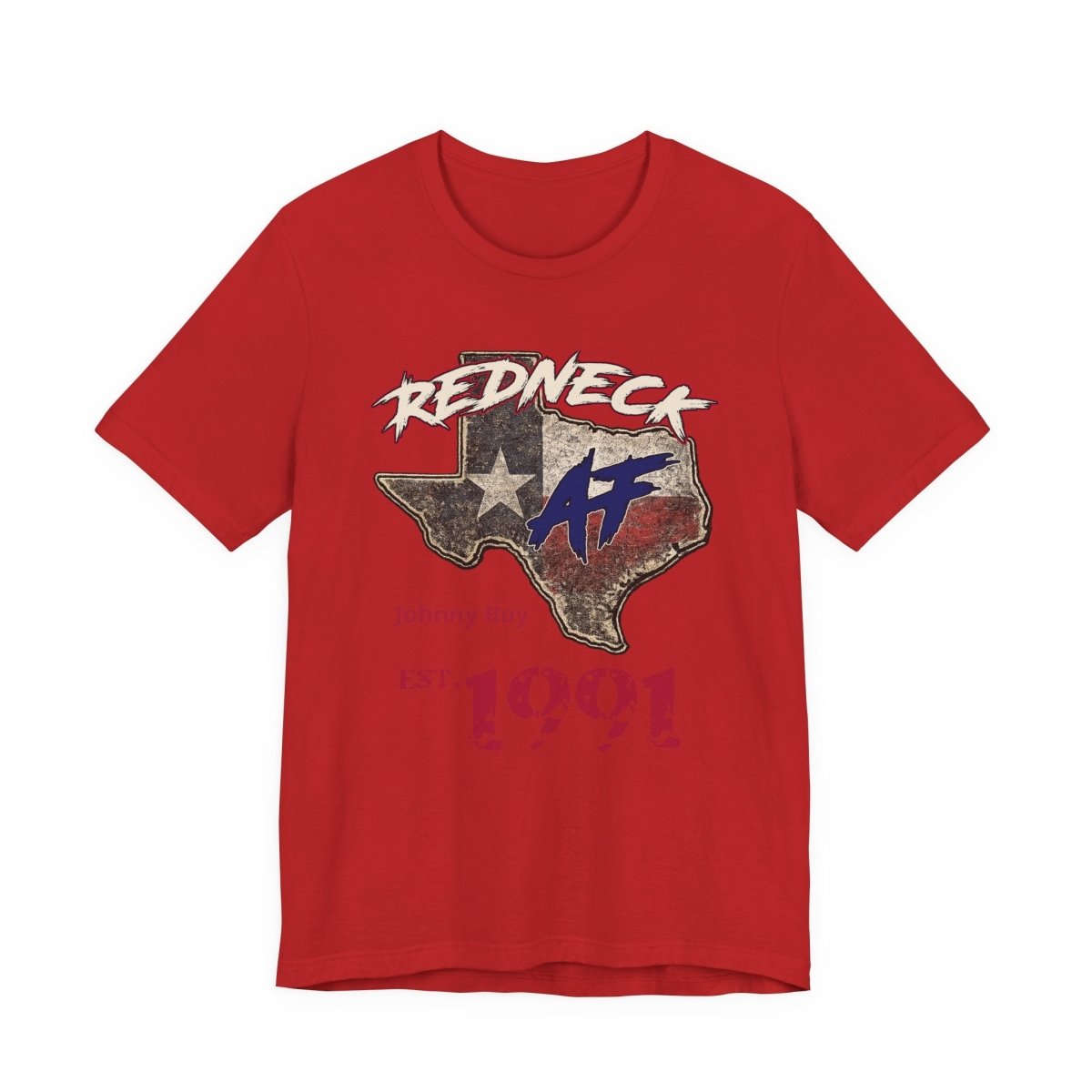 Redneck AF Texas T-Shirt | Personalized Texas Pride Graphic Tee - Anything AF