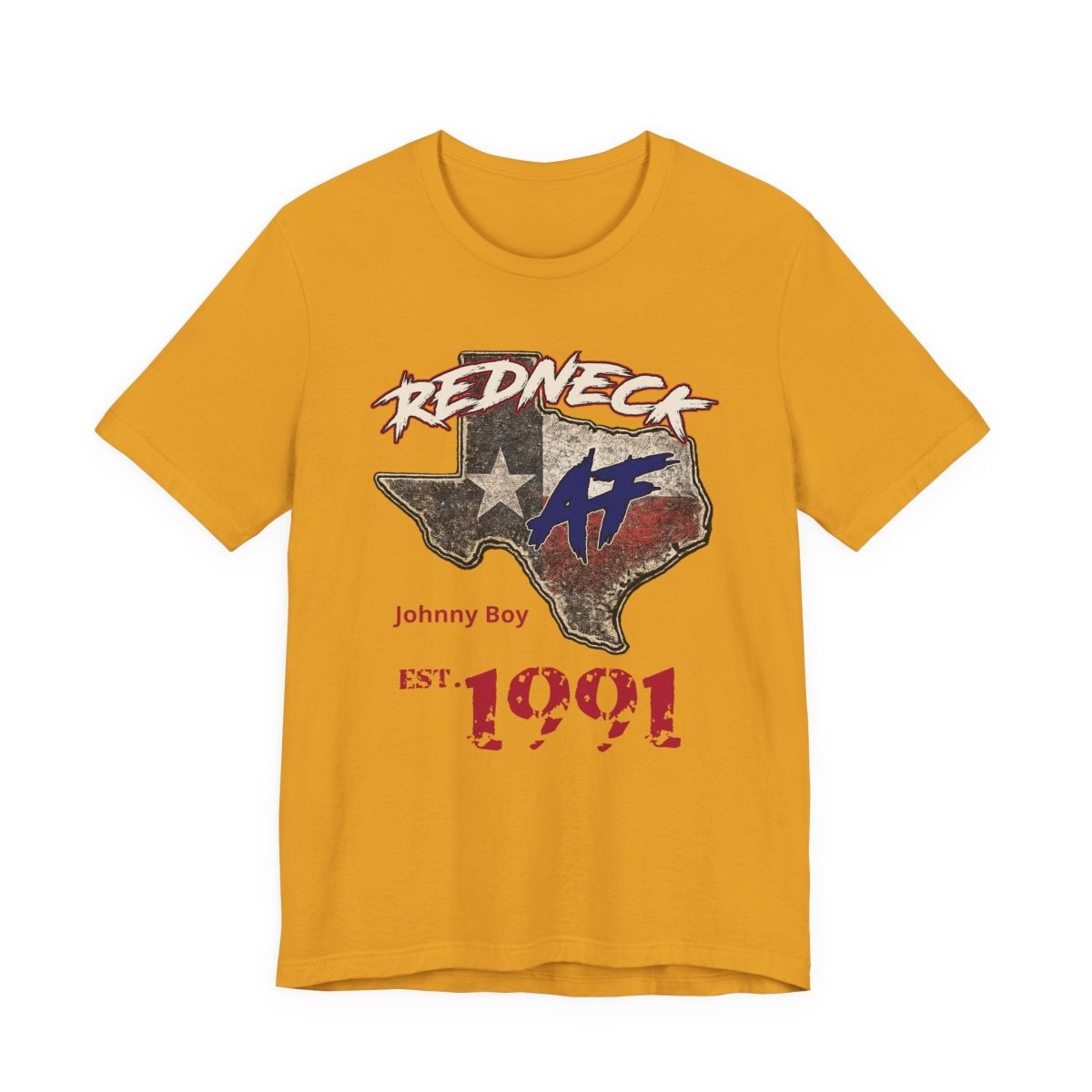 Redneck AF Texas T-Shirt | Personalized Texas Pride Graphic Tee - Anything AF