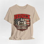 Redneck As F**K T-Shirt | American Flag Country Pride Graphic Tee - Anything AF