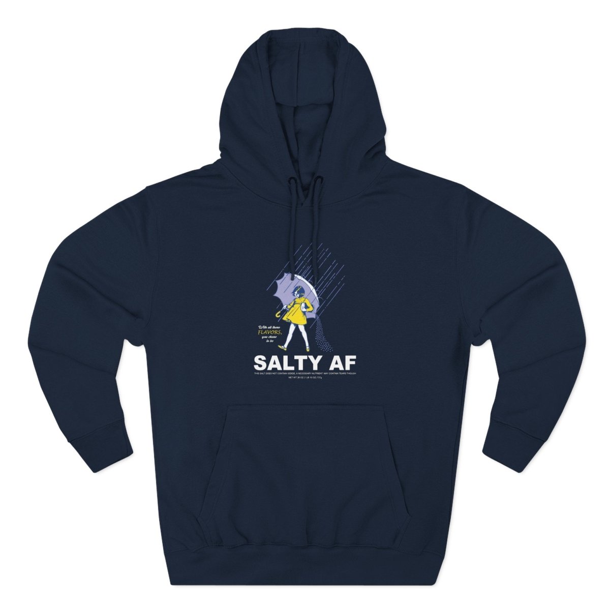 Salty AF Hoodie | Morton Salt Girl Retro Rain Girl Graphic | Anything AF - Anything AF