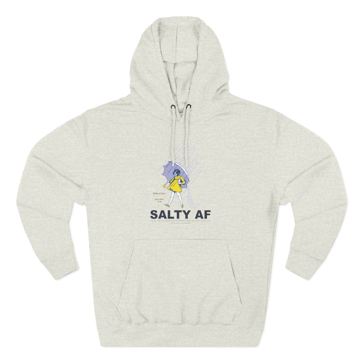 Salty AF Hoodie | Morton Salt Girl Retro Rain Girl Graphic | Anything AF - Anything AF