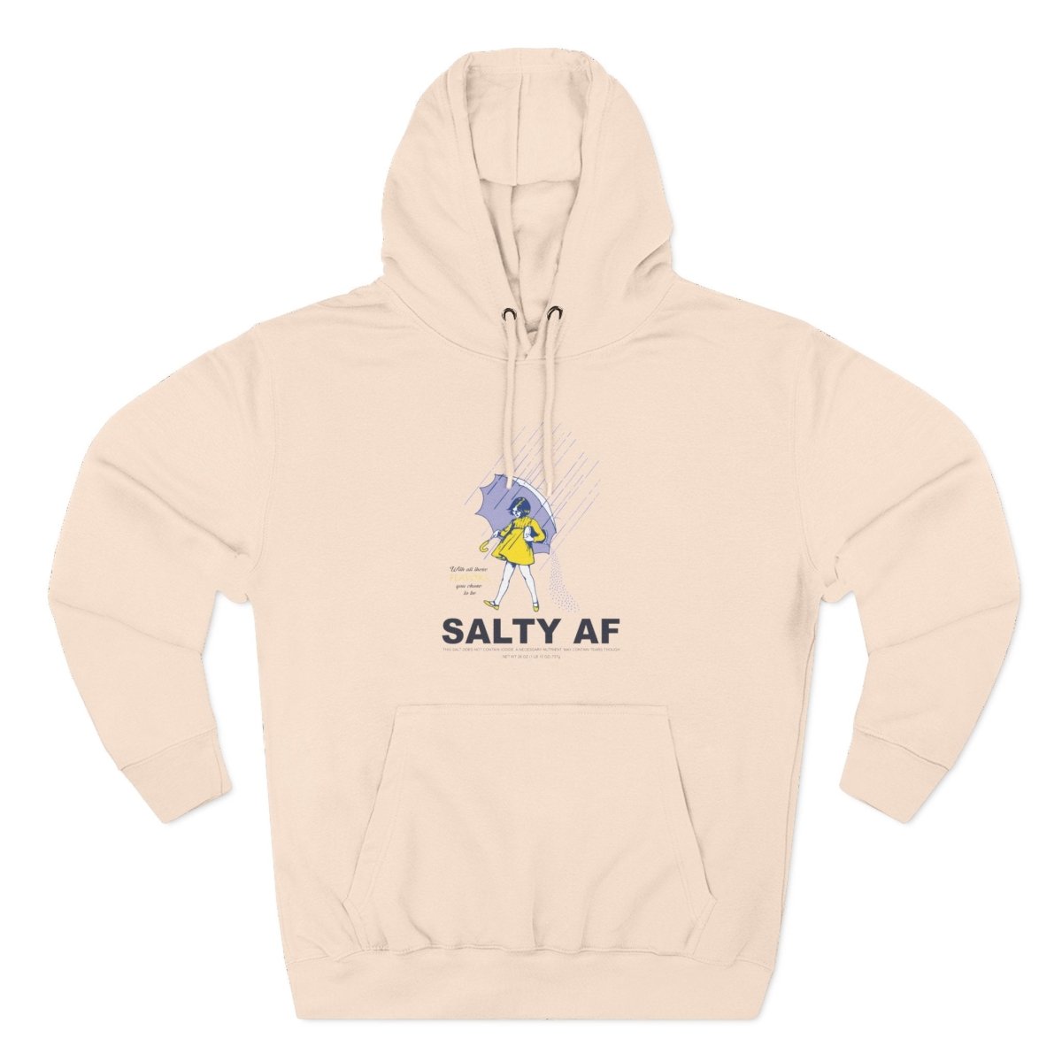 Salty AF Hoodie | Morton Salt Girl Retro Rain Girl Graphic | Anything AF - Anything AF