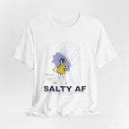 Salty AF T-Shirt | Morton Salt Girl Vintage Graphic | Sarcastic Attitude Graphic Tee | Anything AF - Anything AF